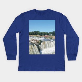 The Great Falls Park of Sioux Falls, SD Kids Long Sleeve T-Shirt